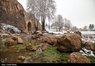 Iran Bisutun Bisotun Snow 05