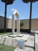 Armenian Genocide Memorial in Isfahan, Iran (dedication date Apr 24, 1975)
