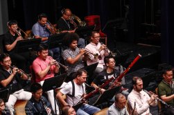 Tehran Symphony Orchestra and China Philarmonic Orchestra performing together on August 2015 in Tehran, Iran 5