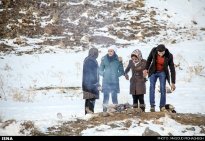 Winter joys - Snow sliding in Iran (Photo credit: Masoud Mohaghegh, ISNA)