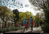 "Baharestan" - Urban art event to welcome spring in Tehran, Iran - Photo credit: Amir Kholousi / ISNA