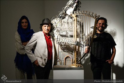 Nasser Palangi, Saghar Masudi and Kaveh Afaq's 'Peace Symphony' - Ariana Gallery 0