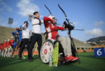 Rio 2016 - Archery - Training Session - Zahra Nemati - Olympic Games in Rio de Janeiro, Brazil