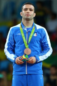 Rio 2016 - Wrestling - Freestyle 57kg - Hassan Sabzali Rahimi (Bronze medal winner) - Olympic Games in Rio de Janeiro, Brazil - Photo Alex Livesey (Getty Images 2016) 02