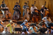 Tehran Symphony Orchestra and World Youth Orchestra - Rehearsal - Tehran, Iran - Foto by Bahareh Asadi for Honar Online - 1