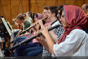 Tehran Symphony Orchestra and World Youth Orchestra - Rehearsal - Tehran, Iran - Foto by Bahareh Asadi for Honar Online - 10