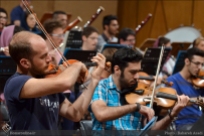 Tehran Symphony Orchestra and World Youth Orchestra - Rehearsal - Tehran, Iran - Foto by Bahareh Asadi for Honar Online - 7