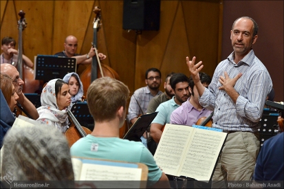 Tehran Symphony Orchestra and World Youth Orchestra - Rehearsal - Tehran, Iran - Foto by Bahareh Asadi for Honar Online - 8