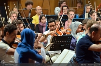 Tehran Symphony Orchestra and World Youth Orchestra - Rehearsal - Tehran, Iran - Foto by Bahareh Asadi for Honar Online - 9