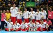 Iran men's sitting volleyball team, gold medal winners at the Paralympic Games in Rio de Janeiro, Brazil - Foto Friedemann Vogel (Getty Images)