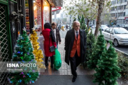 Christmas 2016/2017 in Tehran, Iran (Photo credit: Hamid Amlashi / ISNA)