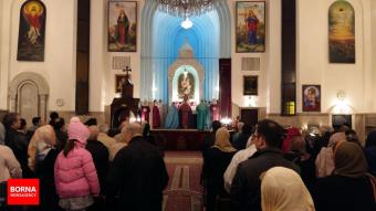 St. Grigor Lusavoritch Armenian Catholic Church in Tehran, Iran on December 31, 2016 (Photo credit: BORNA)