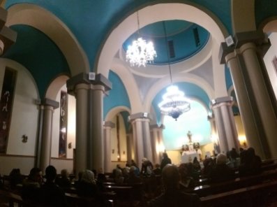 St. Joseph Assyrian Catholic Church in Tehran, Iran on December 24, 2016 (Photo credit: AFP)