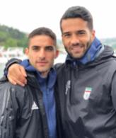 Iranian players Milad Mohammadi and Masoud Shojaei during their training camp in Turkey before the World Cup (photo miladmohammadi.official, instagram.com)