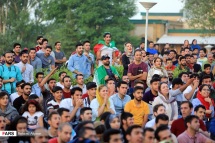 Iranian fans watching the match in Abbasabad, Hamedan. Photo credit: Behzad Alipour, FARS News Agency.